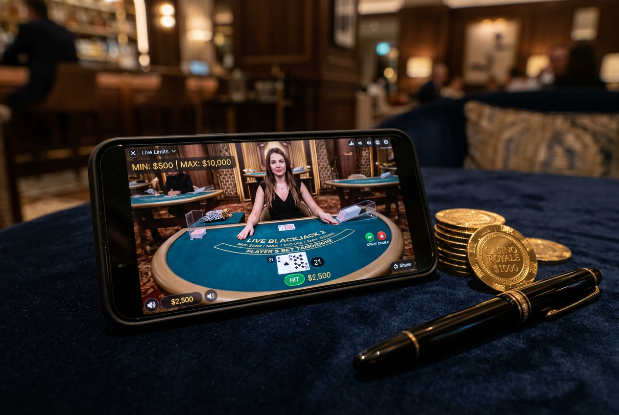 Πολυτελές περιβάλλον online καζίνο για high rollers